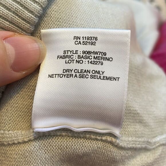 Helmut Lang Asymmetric Wool Cardigan Sweater Grey S - Picture 10 of 12